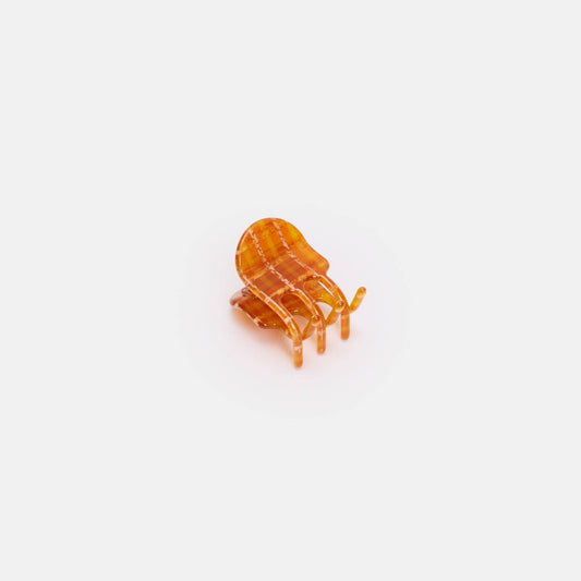 Mini Claw in Caramel Plaid