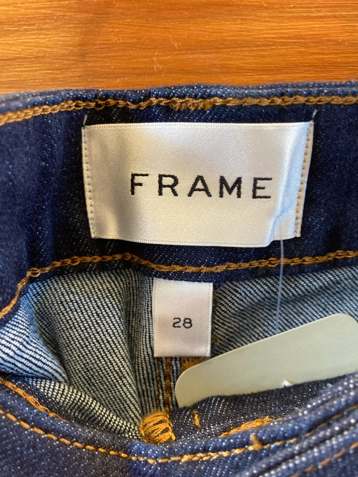 Frame Dark High Rise Boots Cut The Reboot Crop Jeans - Size 28 - NEW - 4427SC