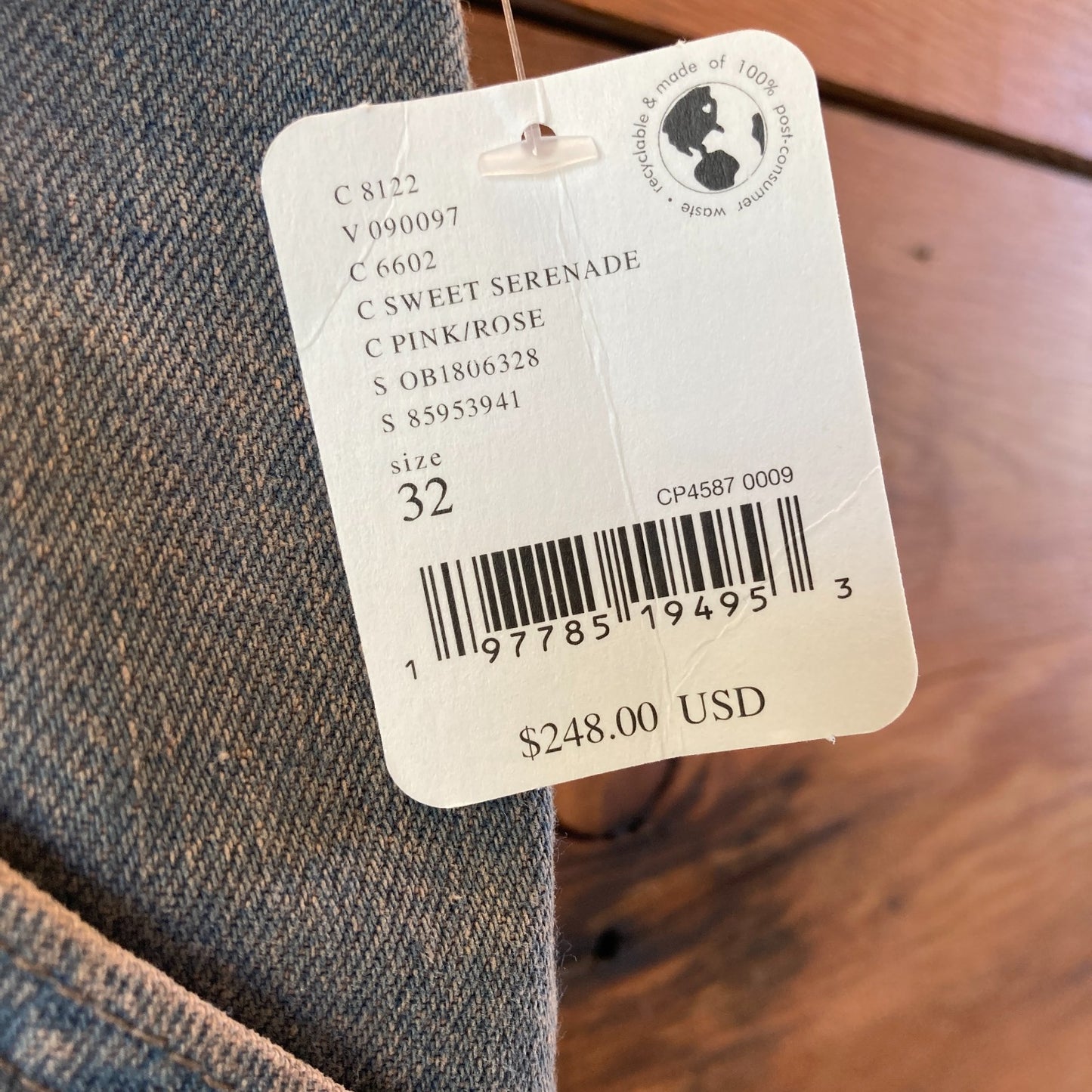We the Free People $248 Nocturne Double Hem Jeans - Size 32 - NEW - 1122CT
