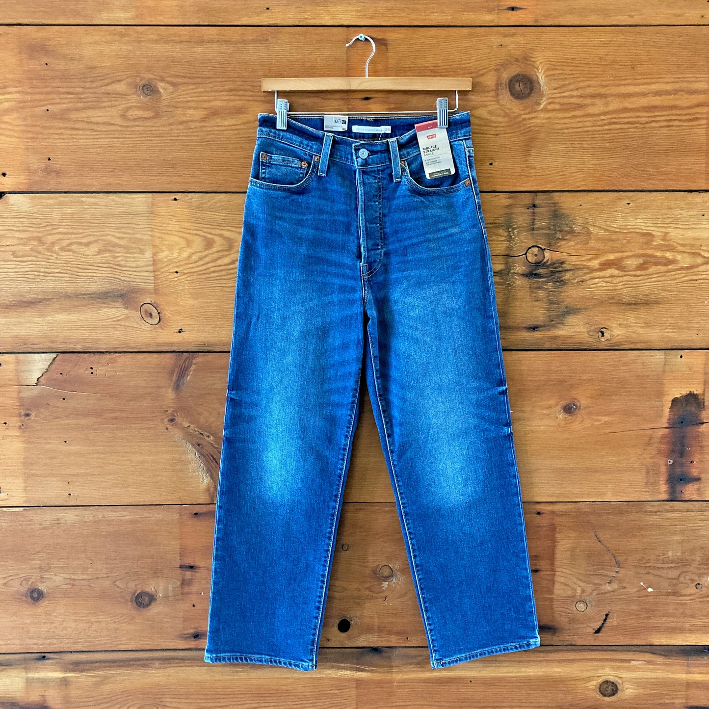 Levi's Ribcage Straight Ankle NEW Womens Super High Rise Jeans - 0108CR