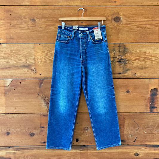 Levi's Ribcage Straight Ankle NEW Womens Super High Rise Jeans - 0108CR