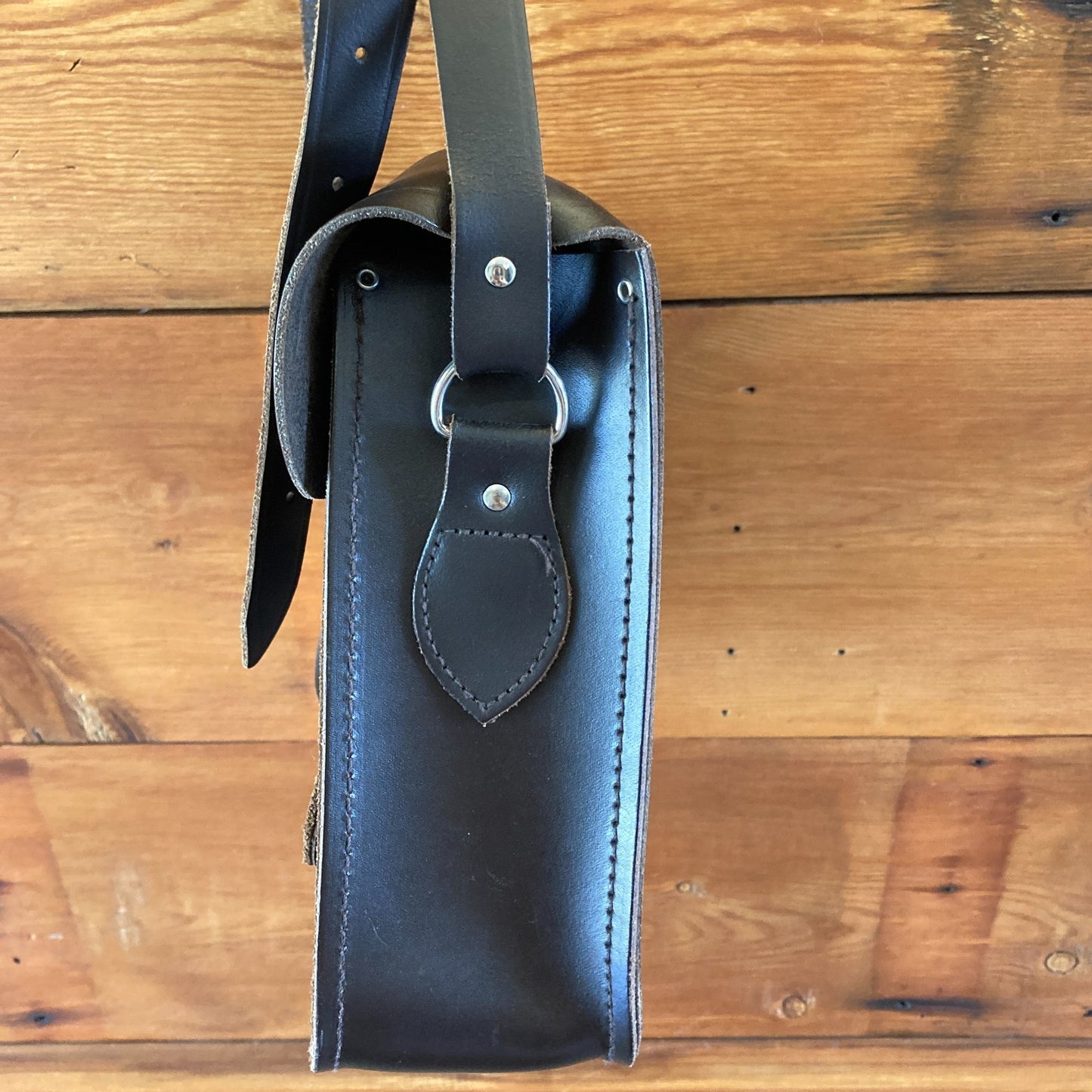 Cambridge Satchel Co Brown Leather Crossbody Messenger Bag - 1229MR