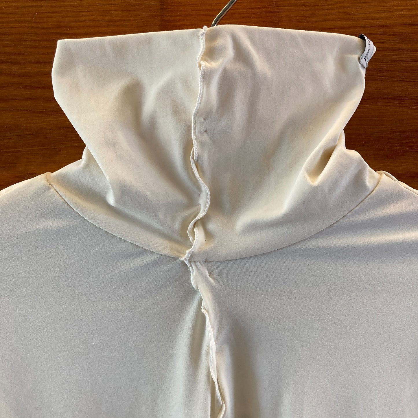 Christina Seewald Ivory Long Sleeve Stretch Fit Turtleneck Top - Size L - 0106KA