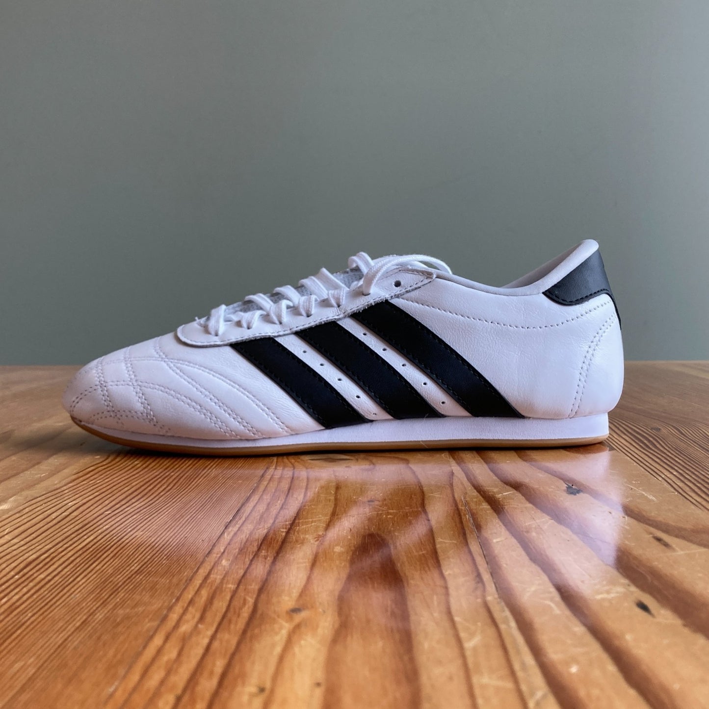 8 - Adidas White Black Gum Sole Taekwondo Lace Originals Shoes NEW JS1194 0316CK