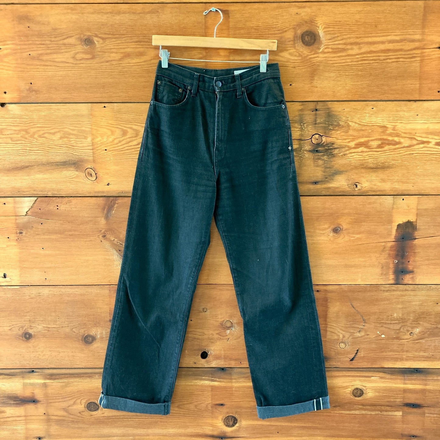 Imogene And Willie Black Catherine High Rise Selvage Jeans - Size 26 - 0622JP