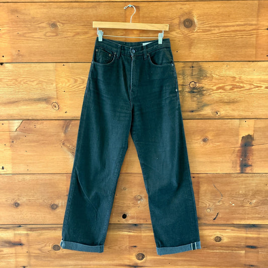 Imogene And Willie Black Catherine High Rise Selvage Jeans - Size 26 - 0622JP