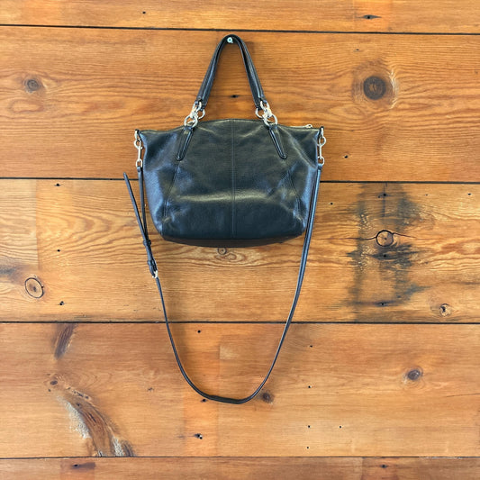 Coach Black Leather Small Kelsey Satchel Bag Purse - 0926RE