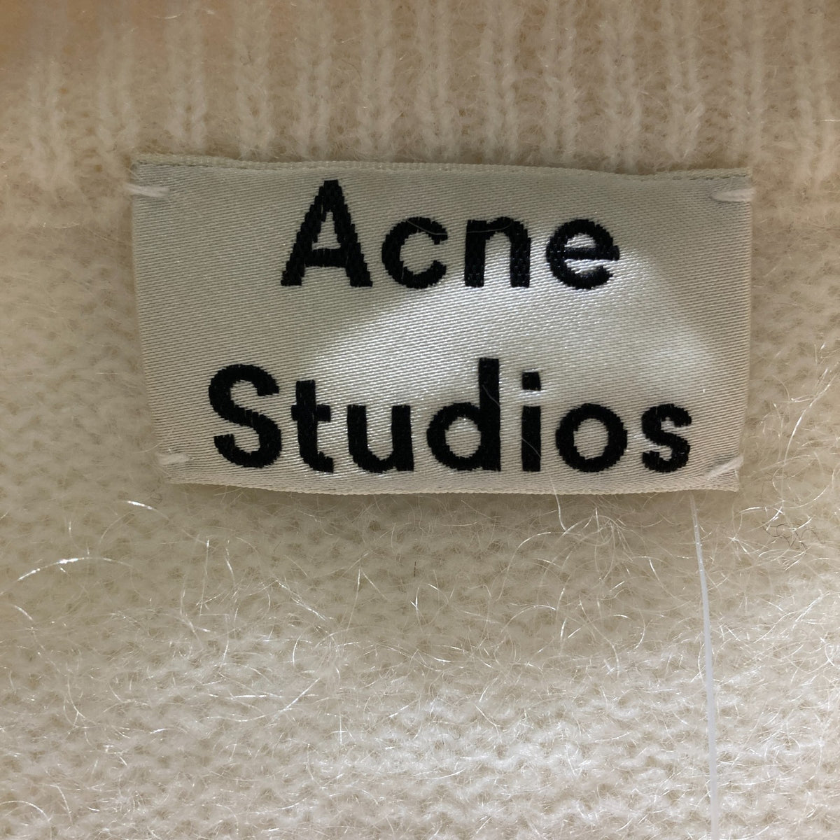 Acne Studios White Dramatic MOH Wool Mohair Blend Sweater - Size XXS - 0903BN