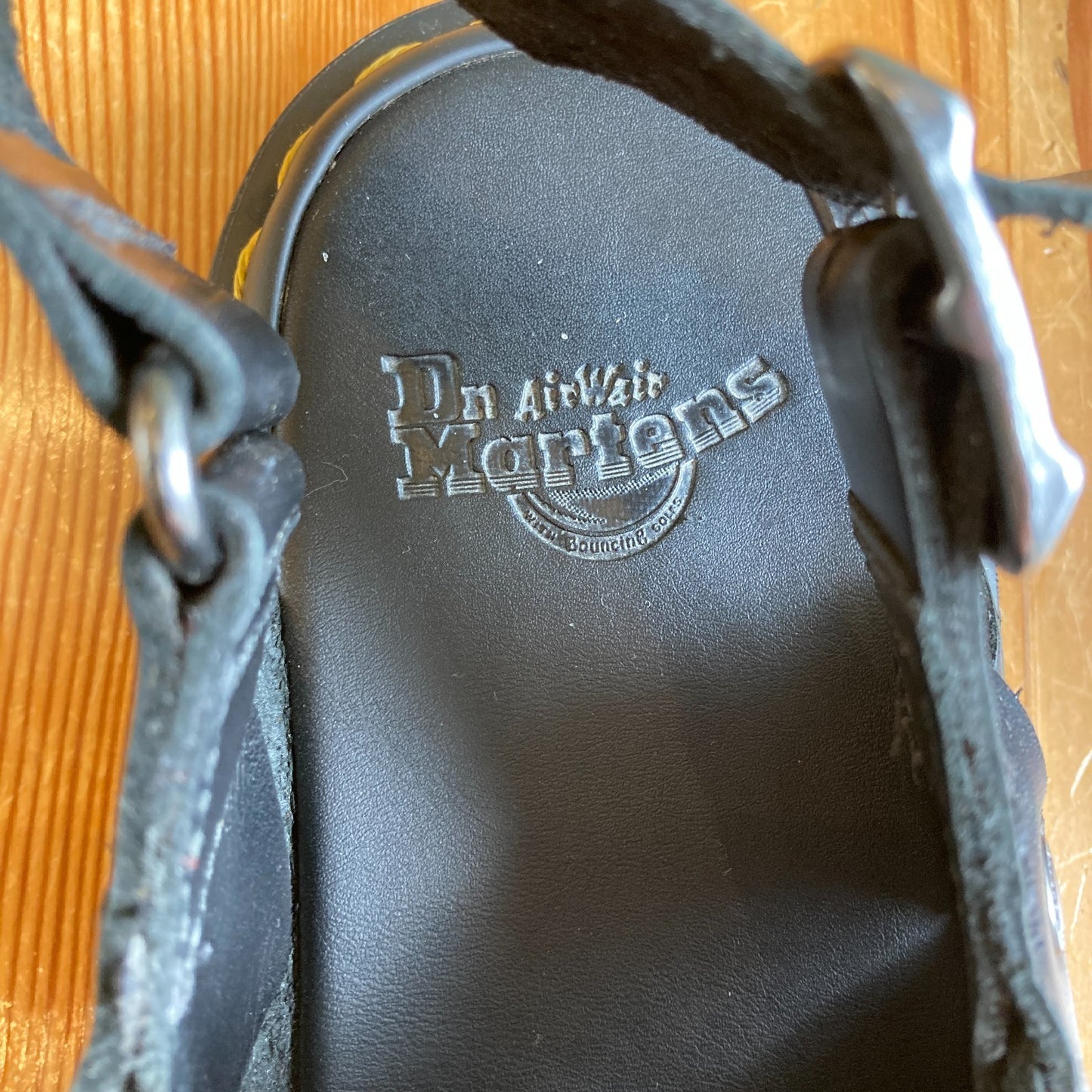 Dr. Martens Black Leather Zane Slingback Sandals w/ Box - Size 7  - 0425SV