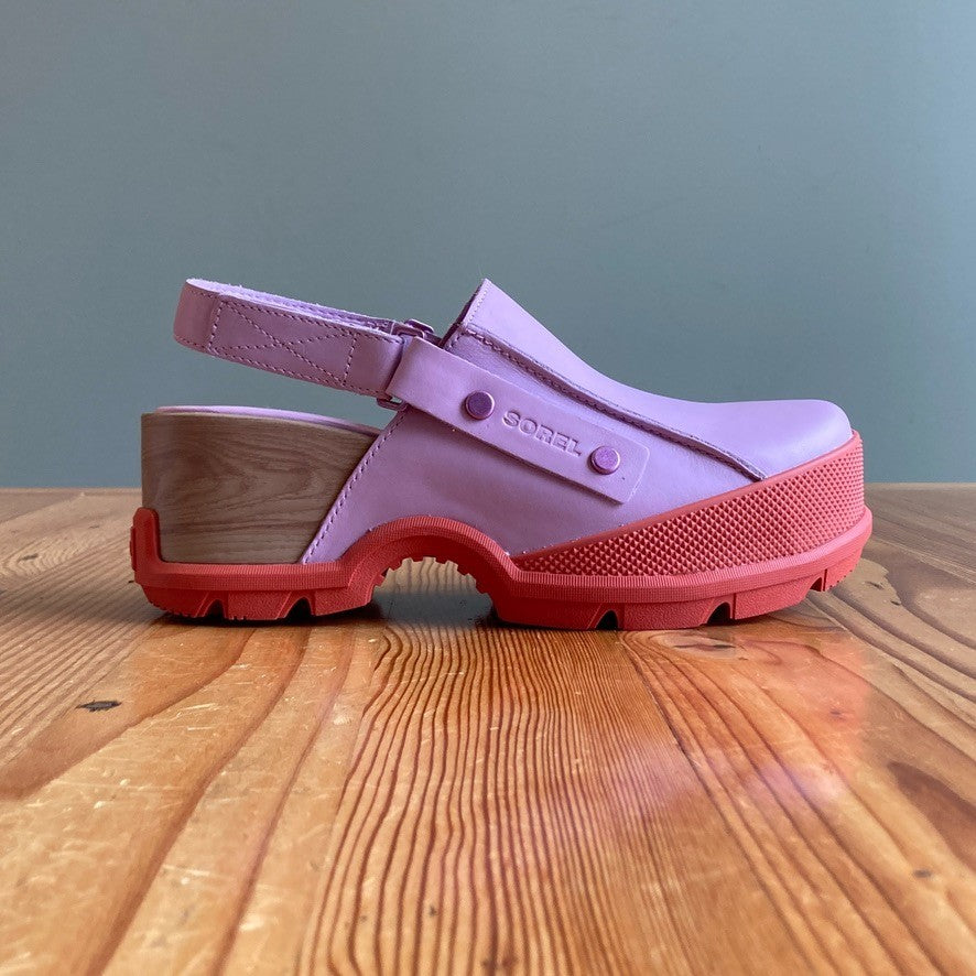 Sorel $395 Purple Roam'n™ Rise Heel Platform Clogs Shoes - Size 9 - 0608KF