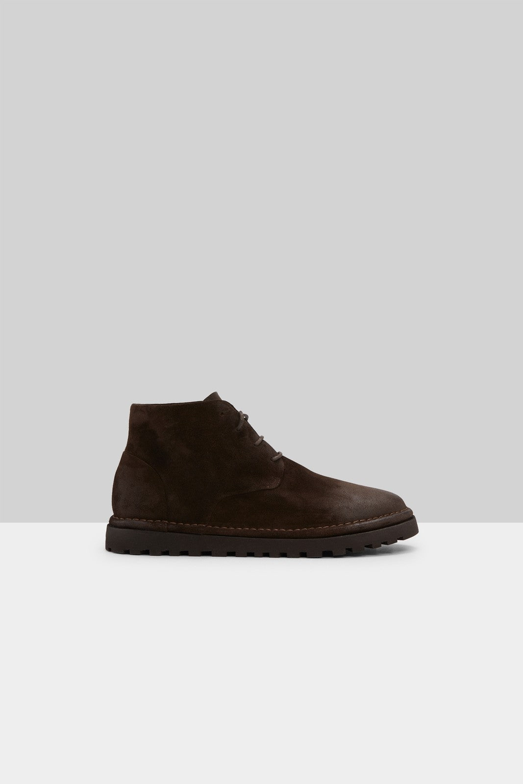 40 / 10 US- Marsell $460 Dark Brown Suede Sancrispa Alta Boots NEW w/ Box 1231SH