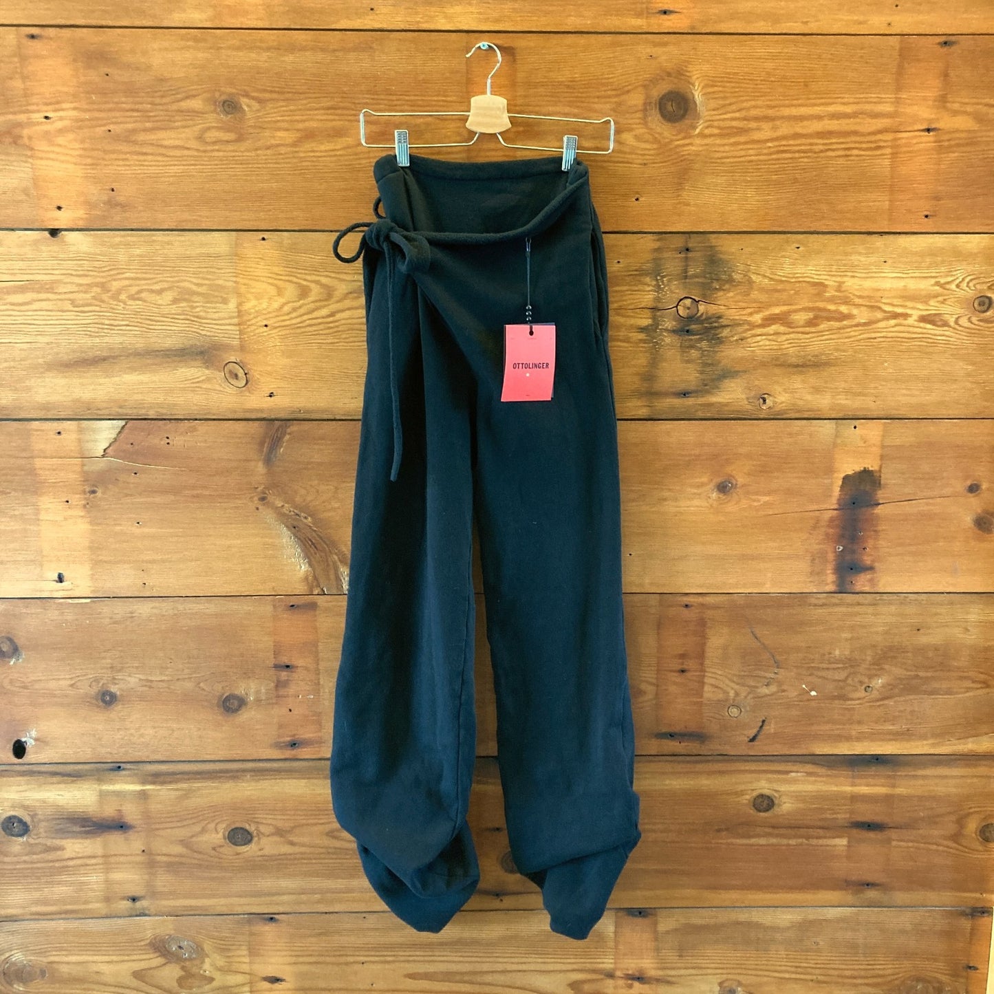 Ottolinger NEW Black Jersey Sweatpants Extra Long Baggy Pants - Size XS - 0106KA