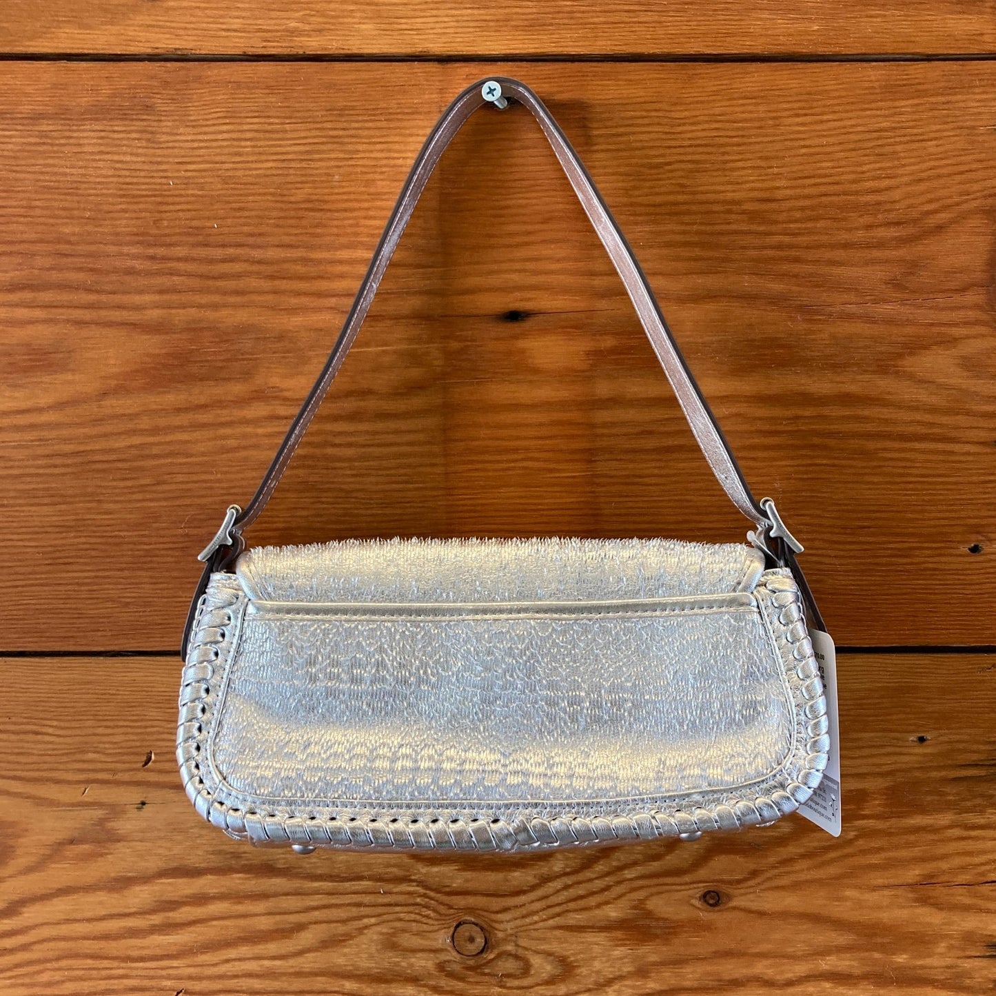 Aimee Kestenberg Silver All For Love Baguette Bag Purse - 0501SH