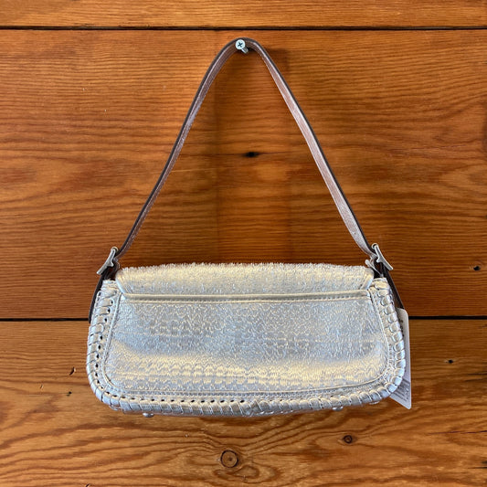 Aimee Kestenberg Silver All For Love Baguette Bag Purse - 0501SH