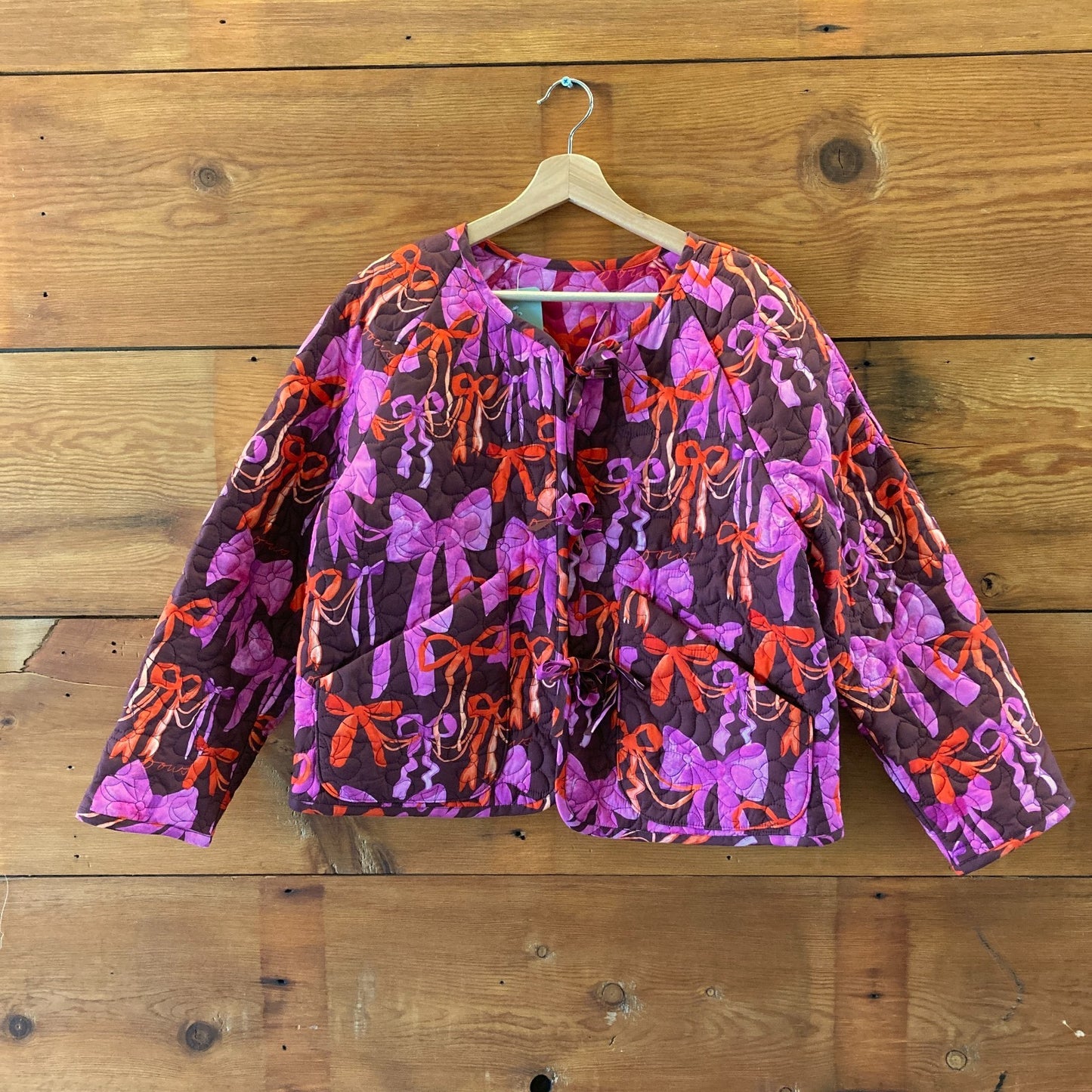 Variety Hour $349 Patterned Reversible Quilted Jacket - Size S - 0304HJ