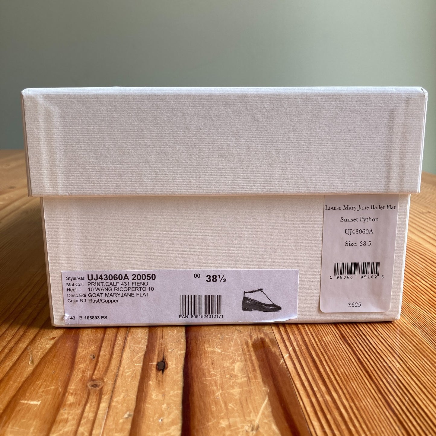 Ulla Johnson $625 Louise Mary Jane Shoes - Sz 38.5 / 8 US - NEW w/ Box - 0830KJ