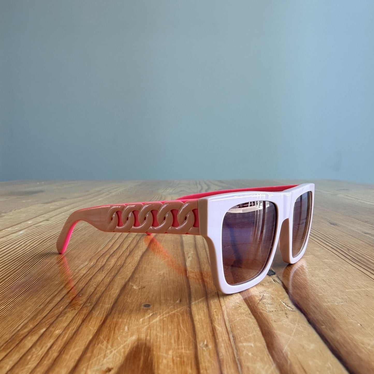 Stella McCartney Two Tone Chain SK0028S Sunglasses & Soft Case - KIDS - 0415AB