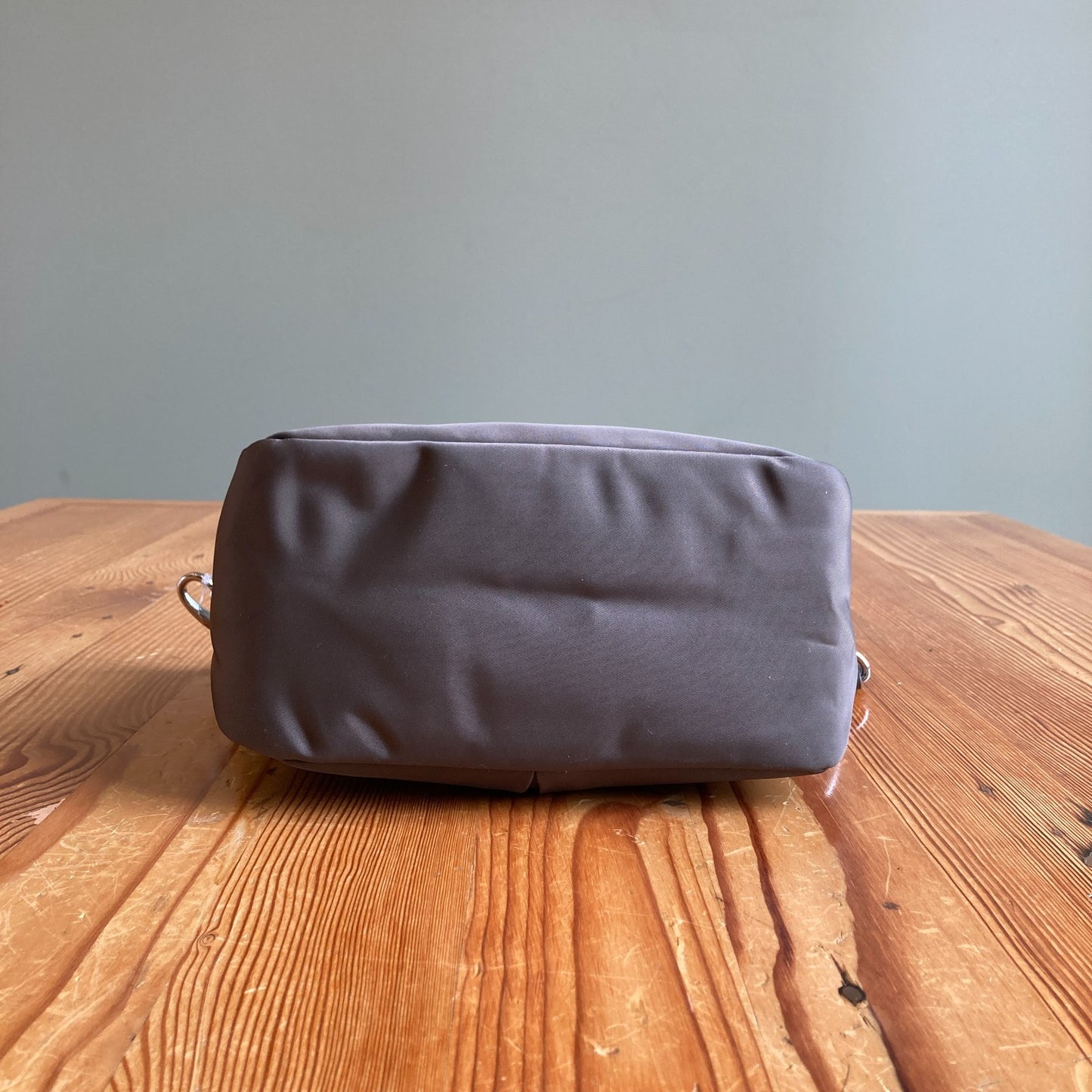 Quince Olive Green Revive Nylon Foldover Crossbody Bag Purse 0410MK