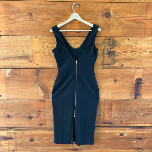 Dress the Population Black Scoop Neck Sleeveless Bodycon Dress - Size M - 0929LL