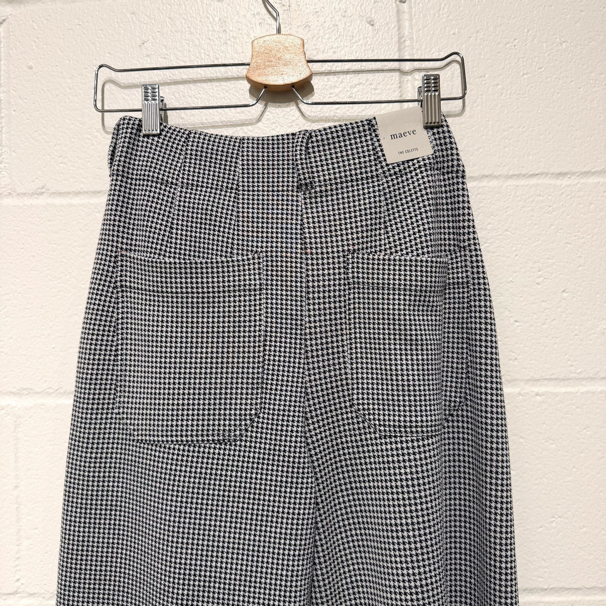 Maeve Anthropologie Houndstooth Pattern Colette Pants - Size 29 - NEW - 0715DP