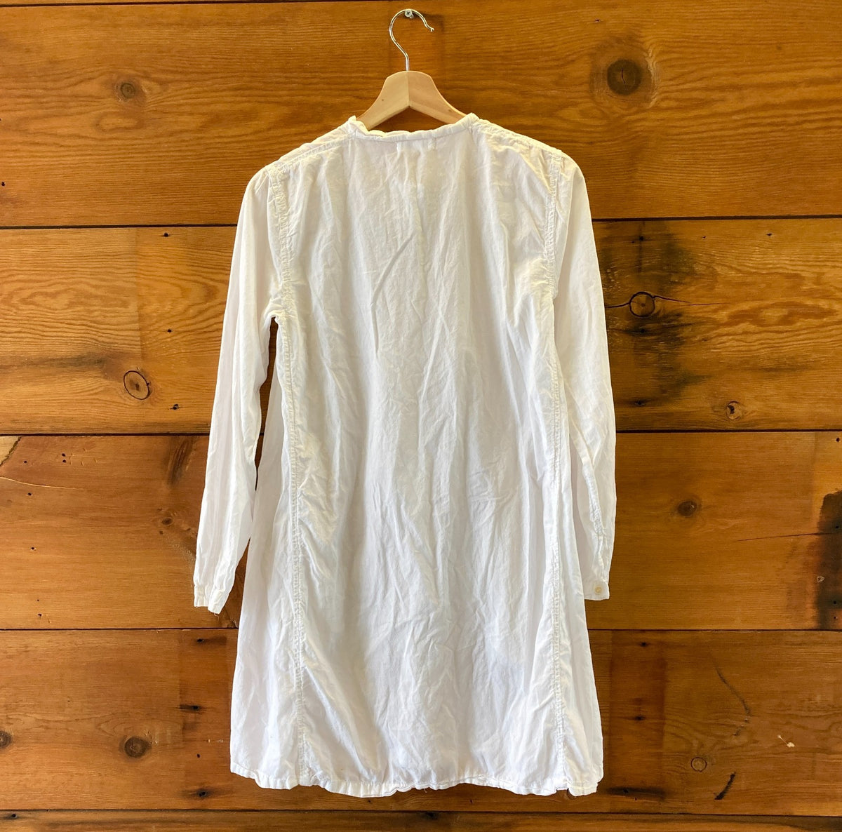 CP Shades White Long Sleeve Lagenlook Button Neck Dress - Size XS - 0208RT