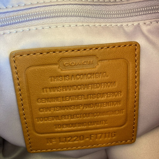 Coach Camel Brown Leather Y2K F17116 Shoulder Bag - 0704CM