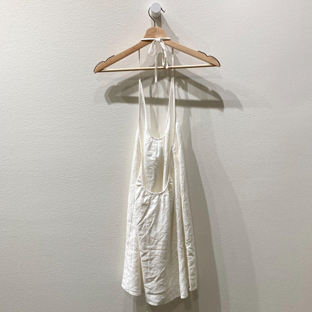 Little Moon Aritzia White BORA Line Halter NEW Dress - Size 2XS / XXS - 0312IG