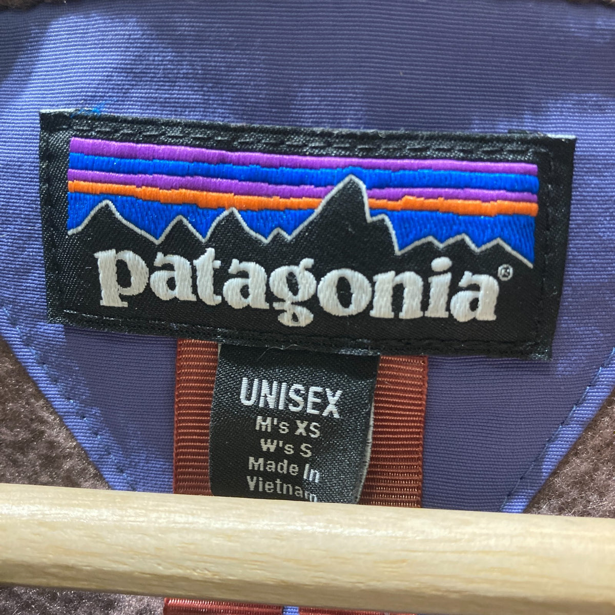 Patagonia Tan Sherpa Lined Hooded Prairie Dawn Parka Coat - Size S - 1201CC