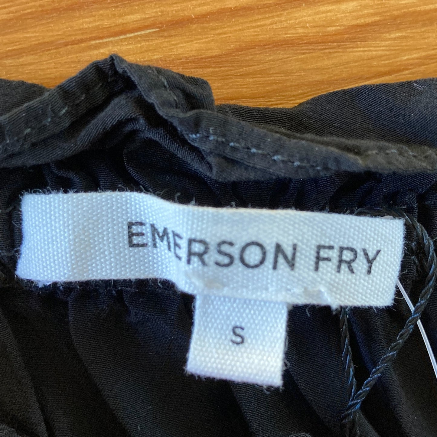 Emerson Fry Black Sleeveless Stretch Waist Midi Length Dress - Size S - 0816TB