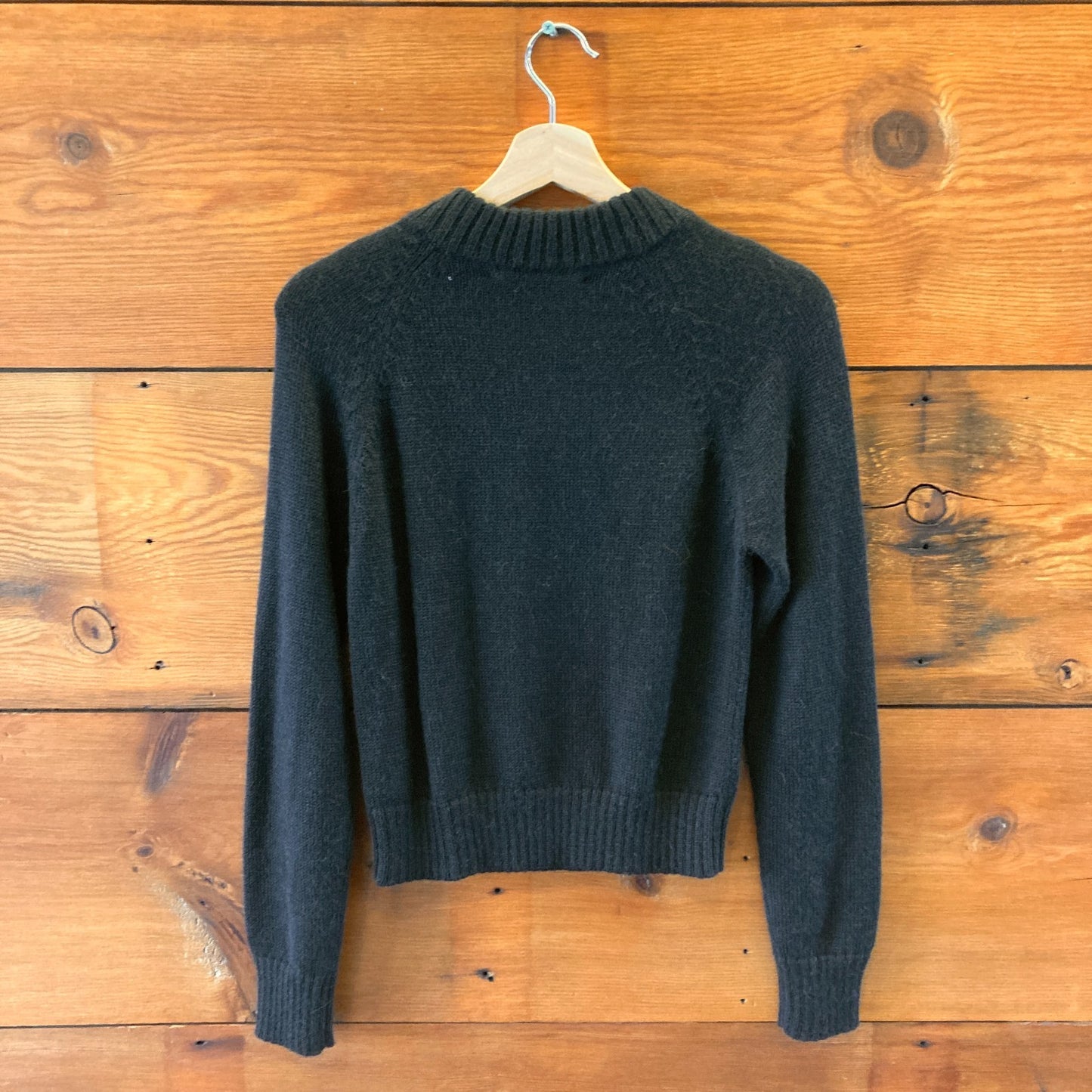 XS - Rachel Antonoff Black Babka Nut Motif Pullover Womens Sweater 0717SM