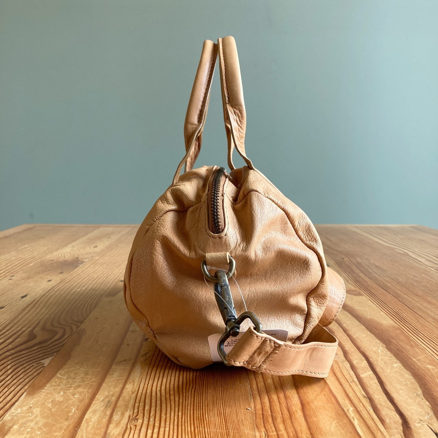 Latico Butter Yellow Soft Billie Small Crossbody Barrel Duffle Bag - 1013FB