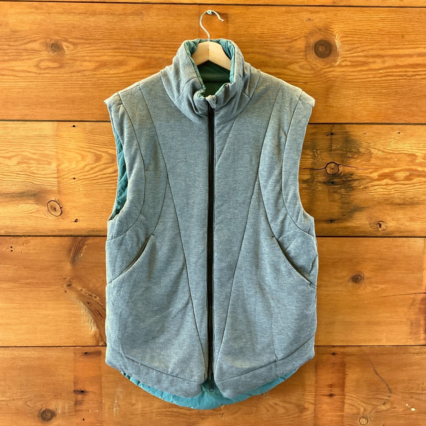 FP Movement by Free People Green Reversible Puffer Vest - Size S - 1112MH