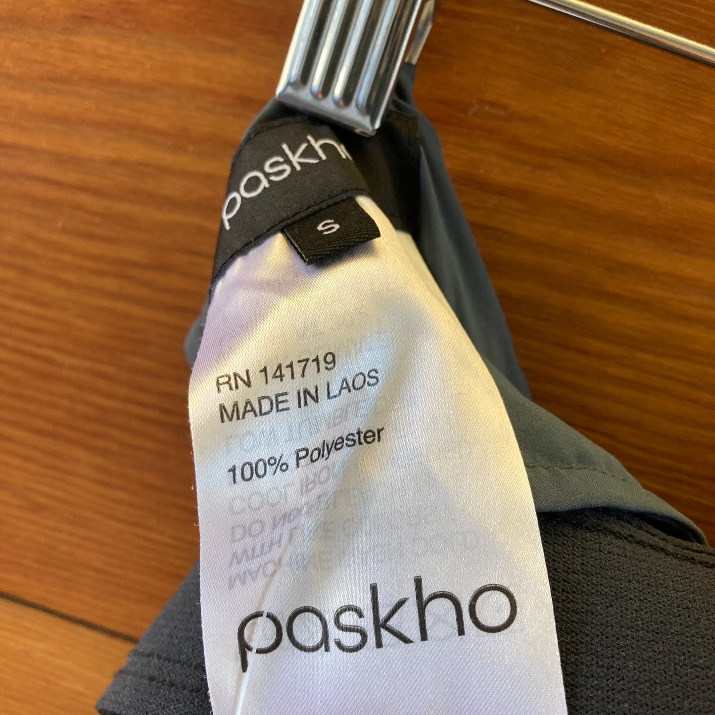 Paskho Gray Nylon Zipper Pockets Cargo Travel Pants - Mens Size S - 0721DK