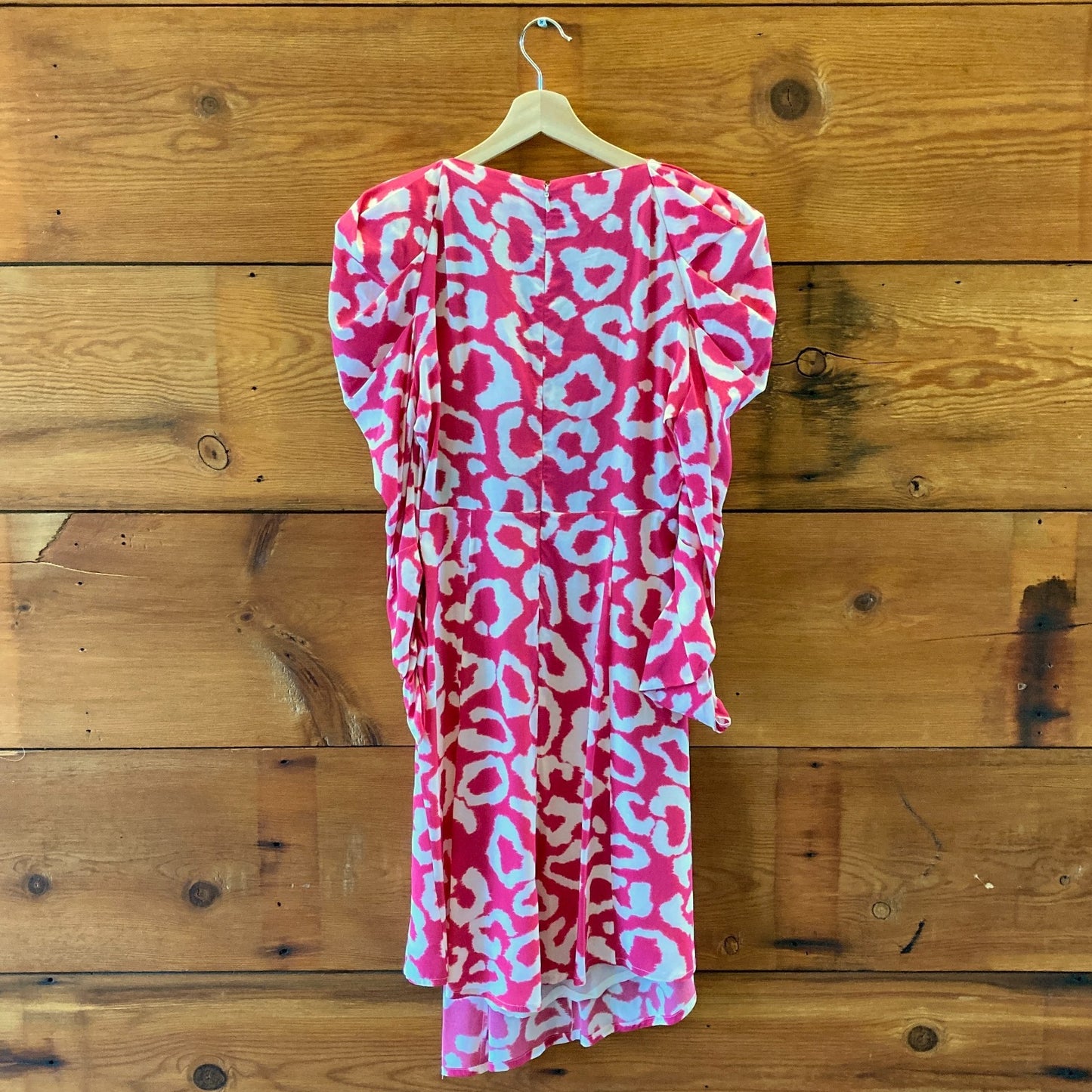 Isabel Marant Pink Drop Print Carley NEW Puff Sleeve Dress - Size 38 / 1029SB