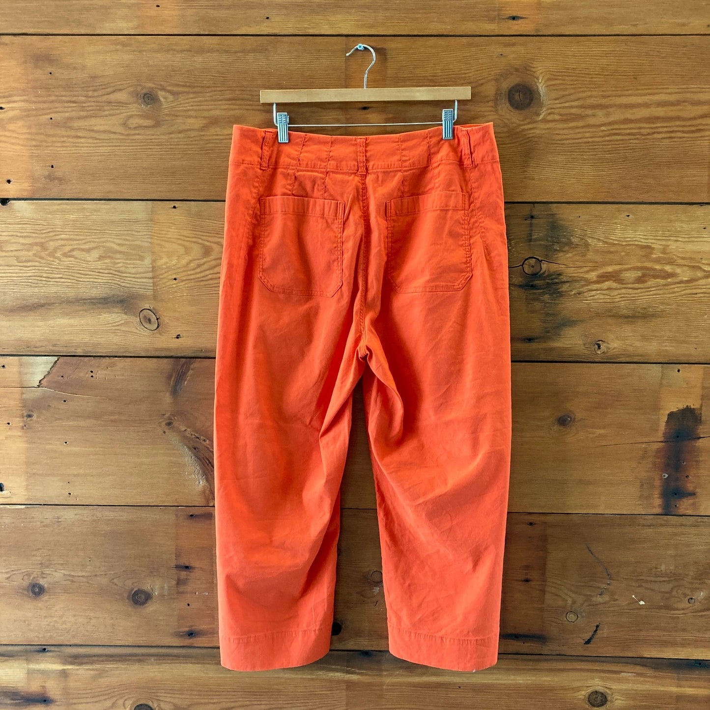 Maeve Anthropologie Orange Colette Patch Pocket Pants - Size 16 - 0419JP