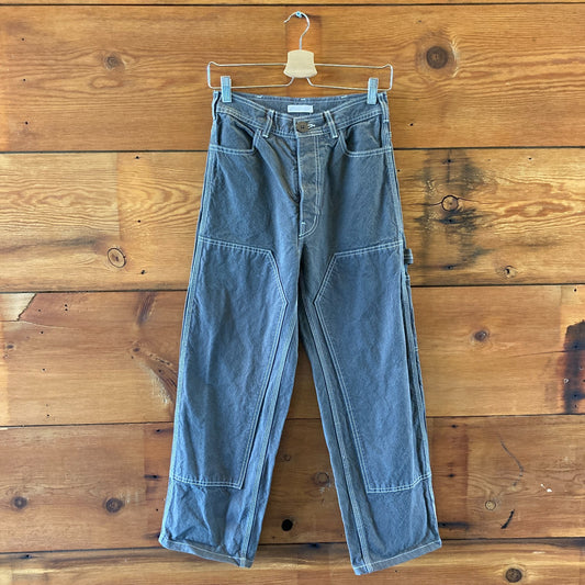 Jesse Kamm Gray Reinforced Knee Straight Leg Handy Jeans - Size 4 - 0312IG