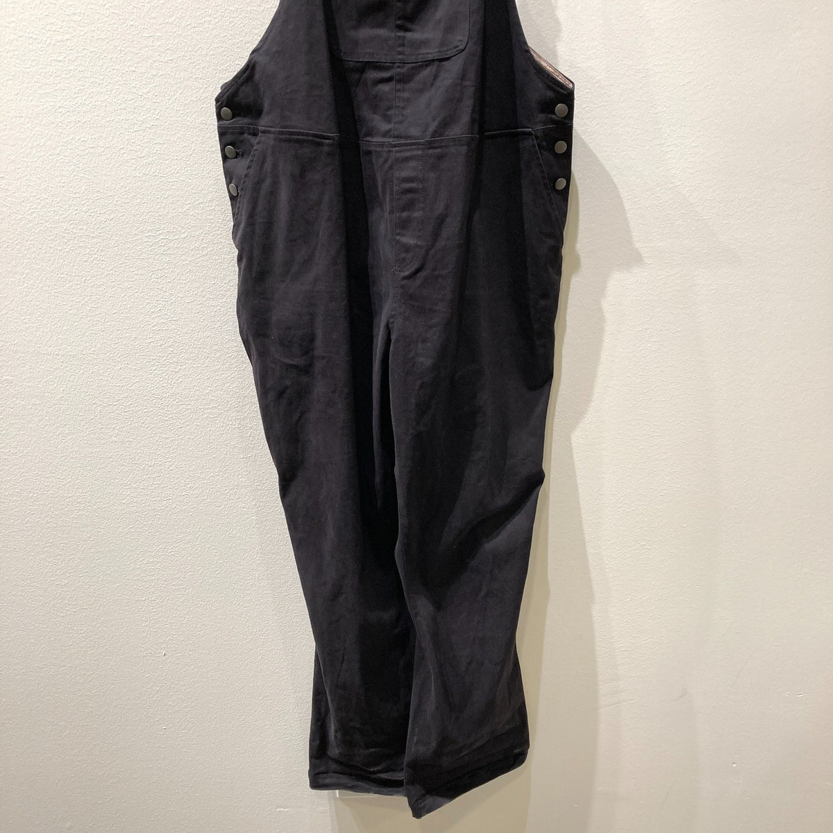 Wildfang Black Essential Bib Workwear Overalls  - Size 1X - 0530JF