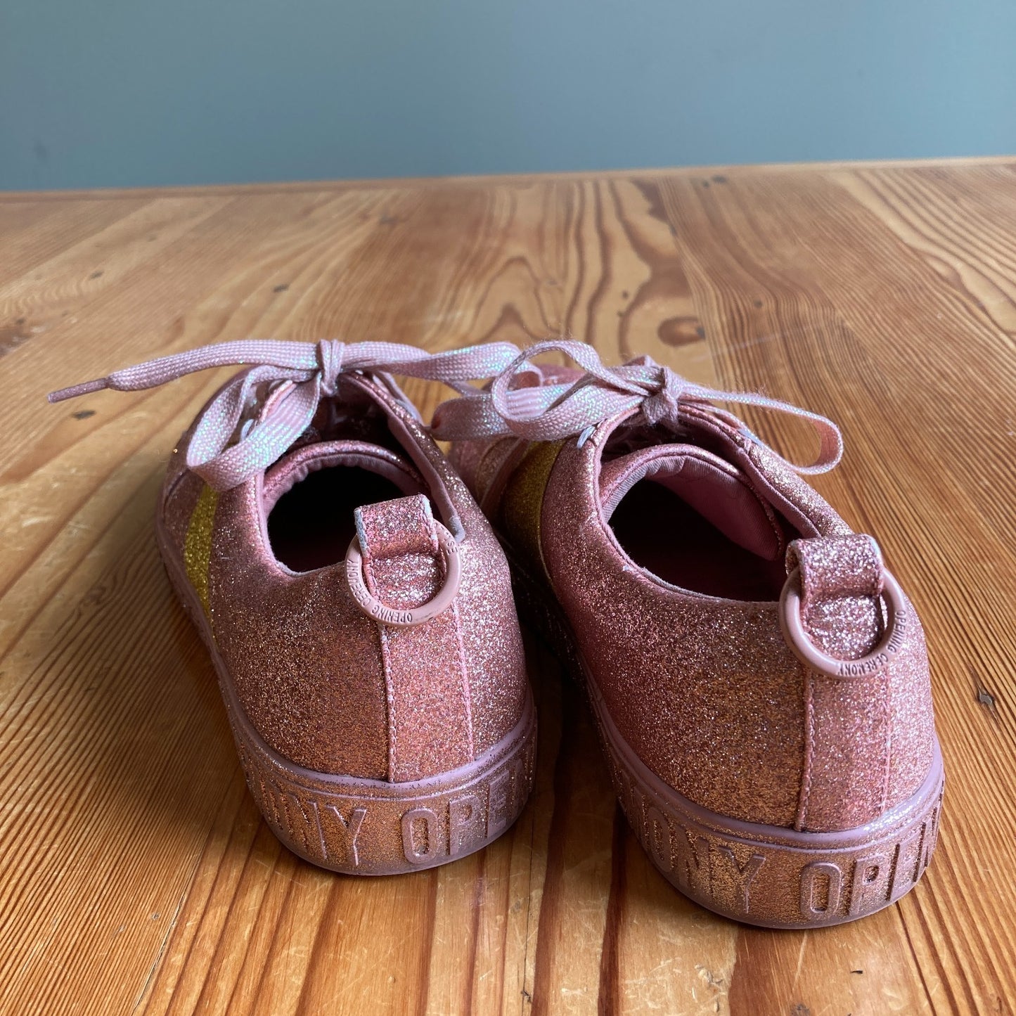 Opening Ceremony Pink Glitter La Cienga Sneakers Shoes - Size 38 / 7.5 - 1203TR