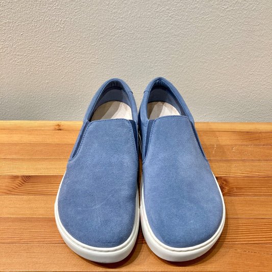 Birkenstock Blue Suede Slip-On Oswego Shoes - Size 42 / 11-11.5 - 0916KL