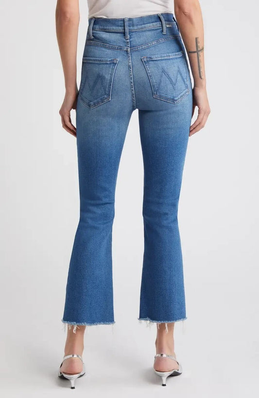 Mother Meet Cute Wash The Hustler Ankle Fray Jeans - Size 27 - 0111EH