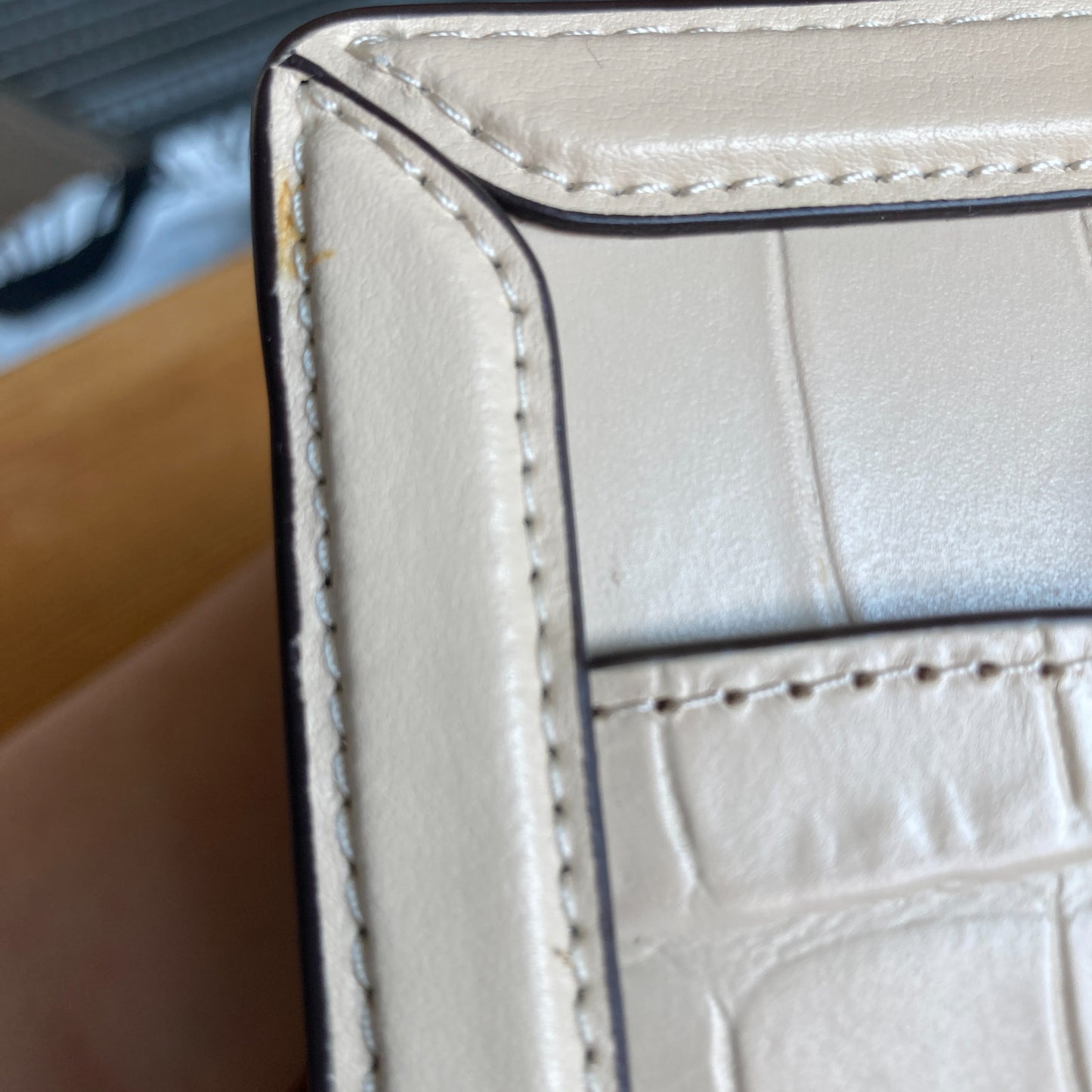 Coach NEW $598 Ivory Crocodile Embossed Grace Carryall Bag - 0731LR