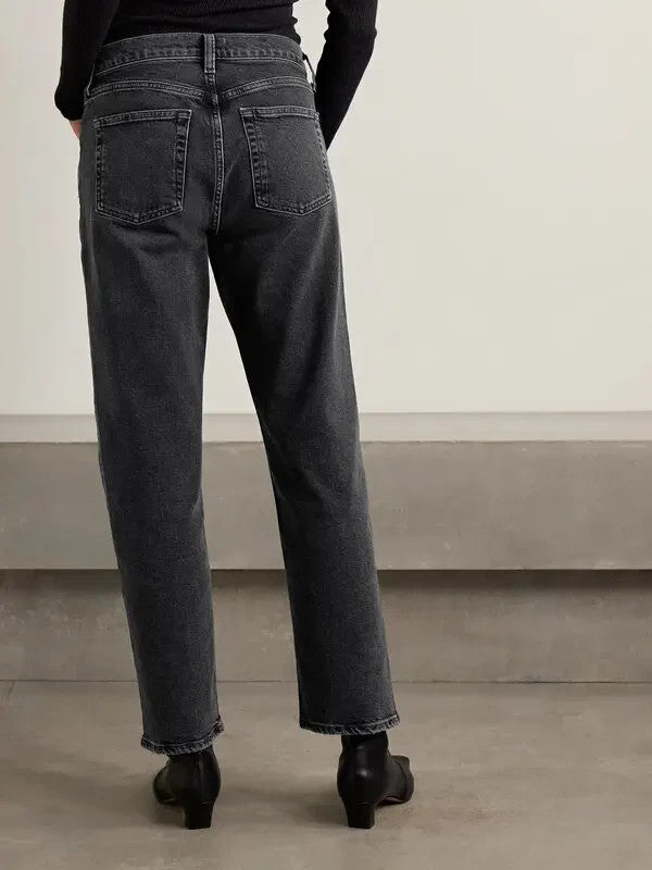 AGoldE Black Wash Valen Classic Fit Straight Leg Jeans - Size 25 - 0809CO