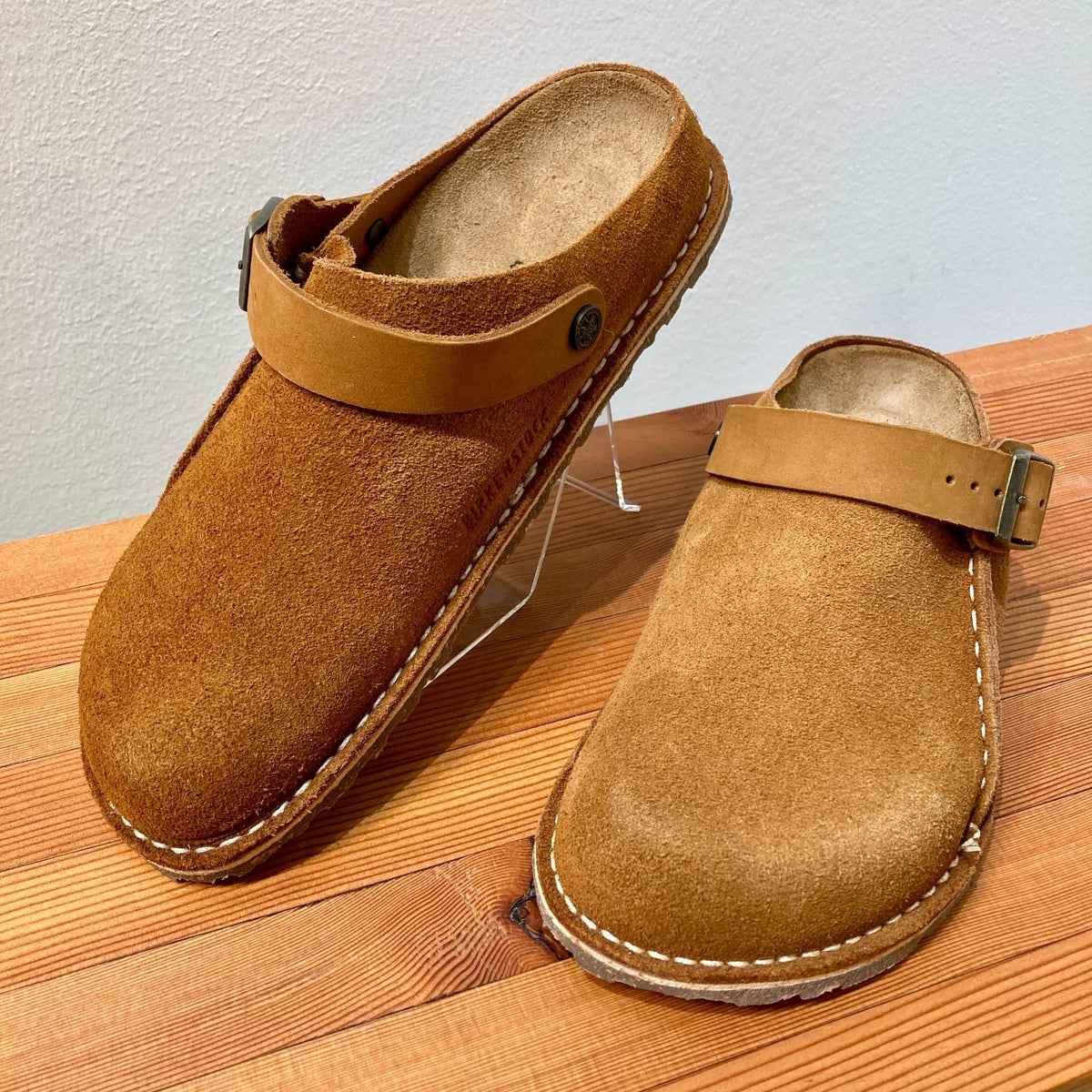 Birkenstock Mink Brown Lutry Premium Suede Shoes NEW w/ Box - Size 8 - 0314GM