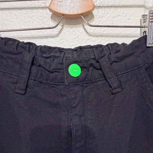 Meals Black Heavy Cotton Chef Baggy Fit Utility Cargo Leg Pants- Sz XS - 1201CC