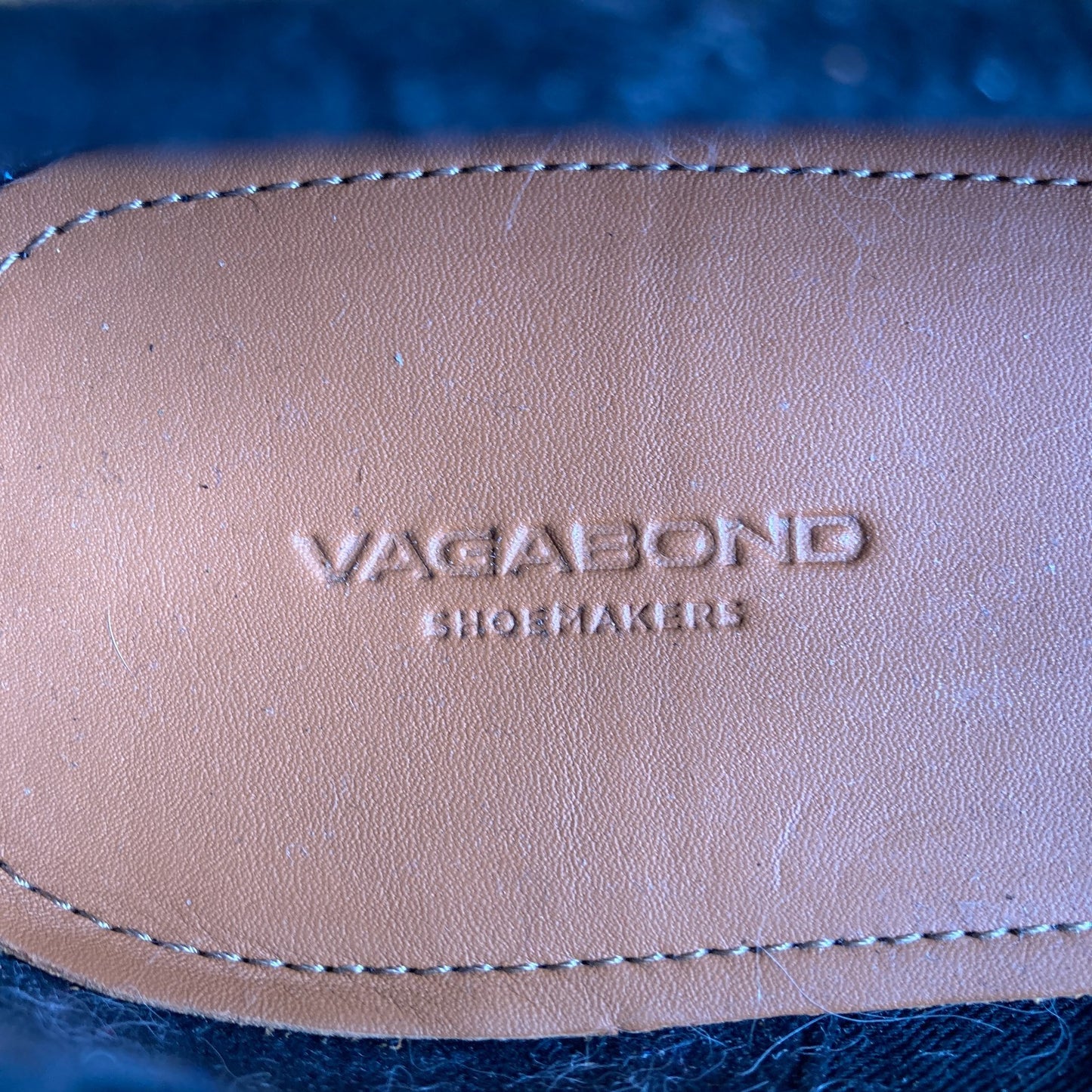 Vagabond Black Suede Leather Mary Jane Flats Jolin Shoes - Size 39 / 9 - 0416JW