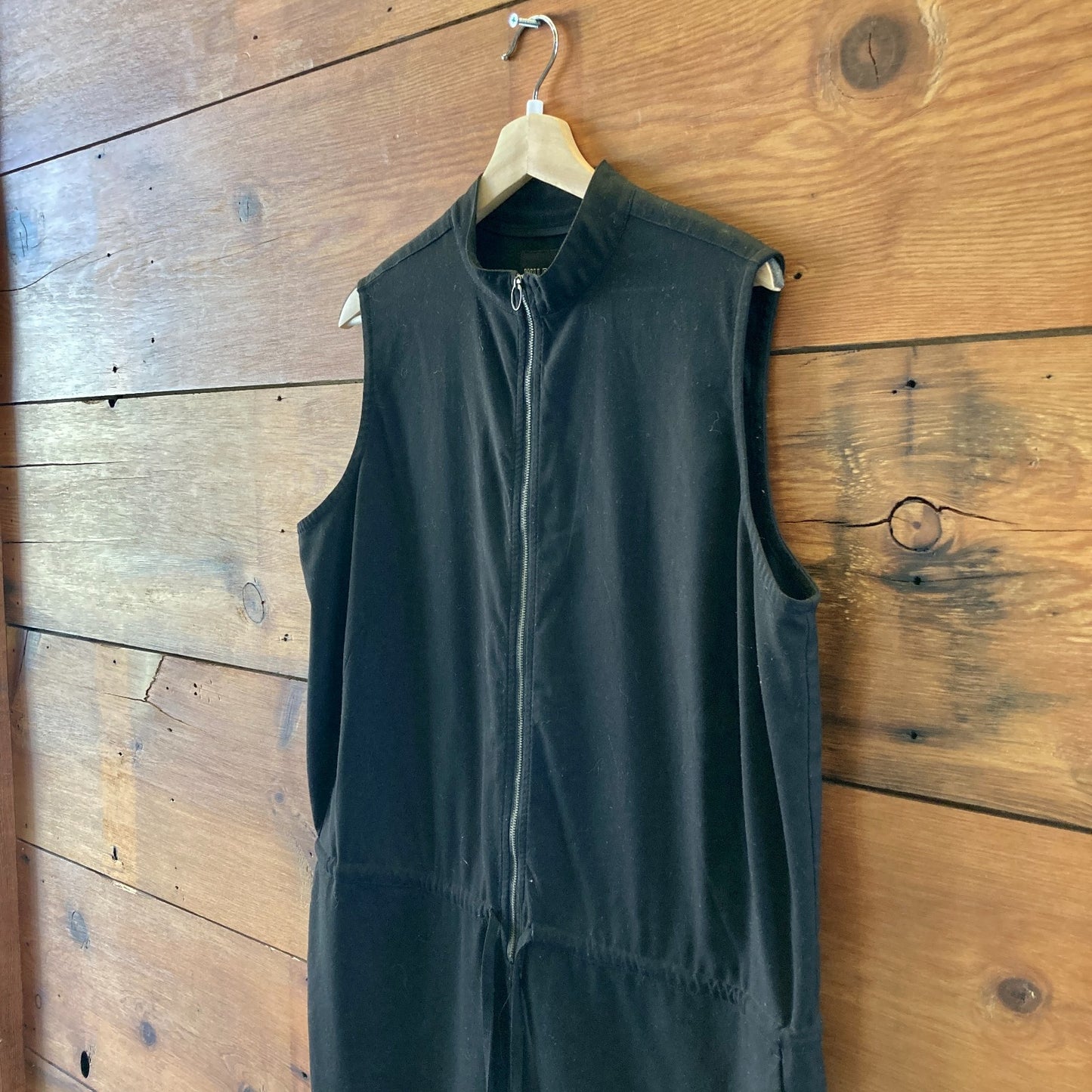 Wildfang Sleeveless Black Drawstring Empower Jumpsuit - Size XL - 1019HV