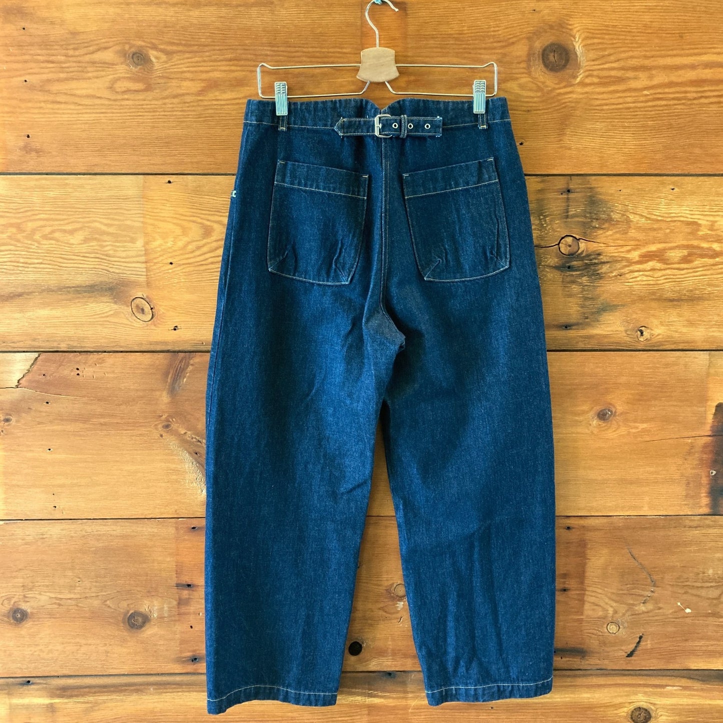 Rachel Comey Dark Indigo Denim Contrast Patch Pocket Handy Jeans - 0204MP
