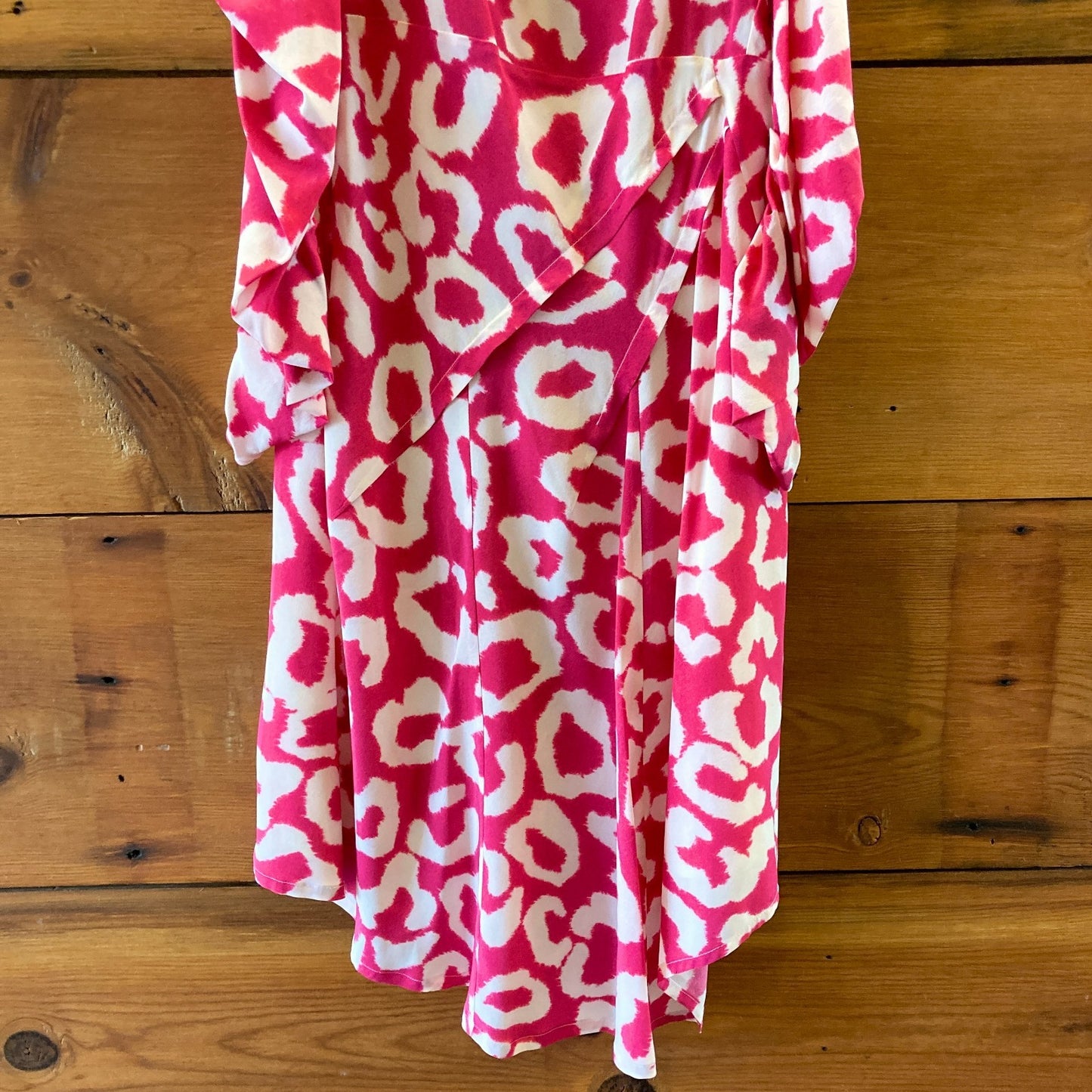 Isabel Marant Pink Drop Print Carley NEW Puff Sleeve Dress - Size 38 / 1029SB