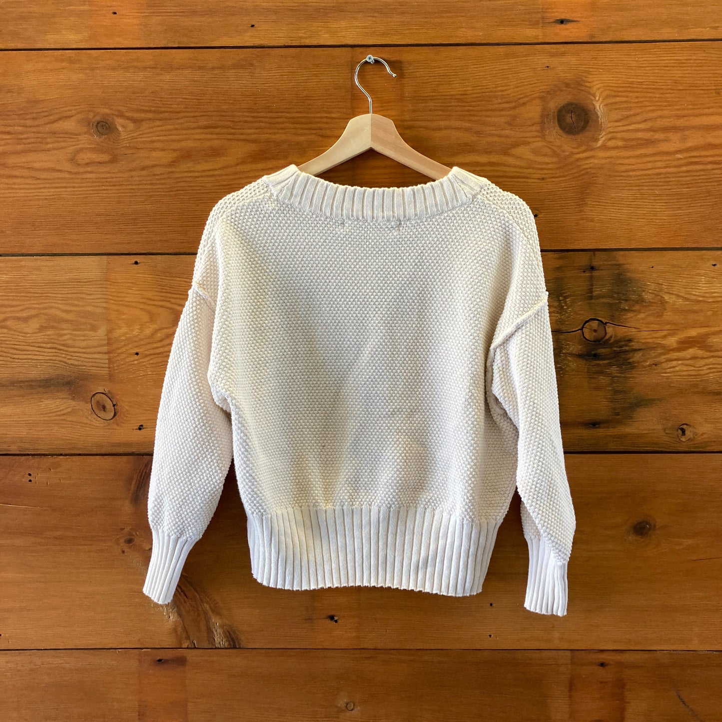 FP Beach Free People Oat Textured Hailee Sweater & Pants Set - Size XS - 0313SH