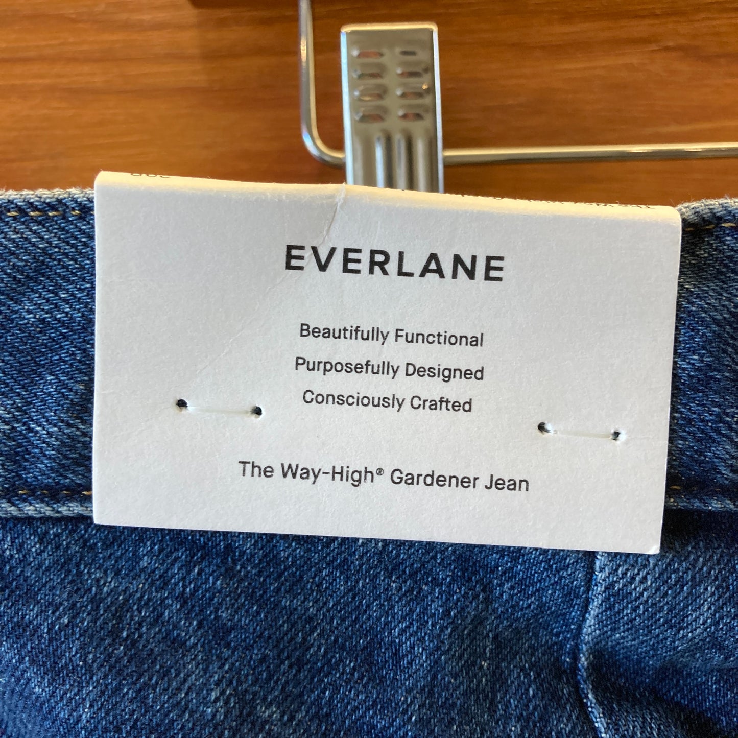 Everlane Indigo Blue Way-High Gardener Cropped Jeans - Size 29 - 1105AR